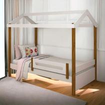 Cama Casa Eliz Branca com Colchão - Divaloto Cama Casa Eliz Branca com Colchão - Divaloto