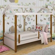 Cama Casa Eliz Branca com Colchão
