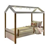 Cama Casa Eliz Branca com LED Cama Casa Eliz Branca com LED