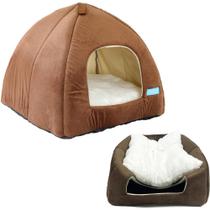 Cama Casa Toca Iglu Tenda Caminha Cabana Para Cachorros E Ga