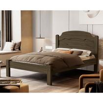 Cama Casal 100% MDF 107x144x195cm Iris Marrom/Castanho Cama Casal 100% MDF 107x144x195cm Iris Marrom/Castanho
