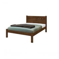 Cama Casal 138 Framar Paola Malbec 100% MDF Estrado Madeira