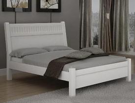 Cama Casal 185 100% MDF Neve - Móveis Valverde