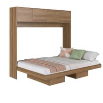 Cama Casal Articulável Horizontal com portas 140 Hanover Mel Cama Casal Articulável Horizontal com portas 140 Hanover Mel