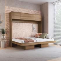 Cama Casal Articulável Horizontal com Portas 140 Hanover Yescasa