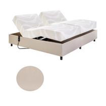 Cama Casal Centauro Corano Bufalo Areia 140x200x64 Pilati Cama Casal Centauro Corano Bufalo Areia 140x200x64 Pilati