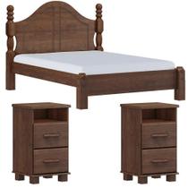 Cama Casal Classica 02 Mesas De Cabeceira Madeira Maciça Milani Store Cafe Cama Casal Classica 02 Mesas De Cabeceira Madeira Maciça Milani Store Cafe