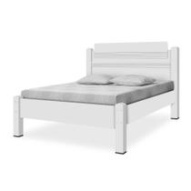 Cama Casal com Cabeceira Lívia Branco Cama Casal com Cabeceira Lívia Branco