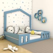 Cama Casal com Casinha Montessoriana Play Cama Casal com Casinha Montessoriana Play