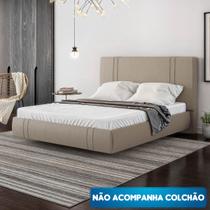 Cama Casal Flutuante Star Linho - Skybox