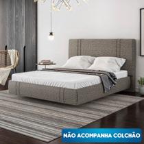 Cama Casal Flutuante Star Linho - Skybox