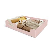 Cama Casal Infantil Rosa Montessoriana - Design Moderno