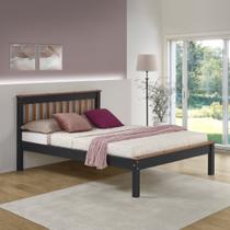 Cama Casal Inglesa em Madeira Maciça Mv Outlet