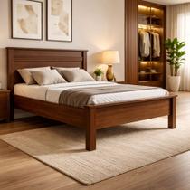 Cama Casal Irlanda Marrom/Cacau