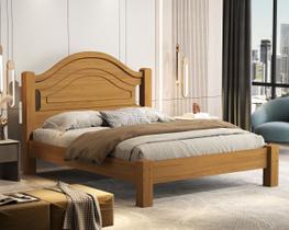 Cama casal isis 100% mdf para colchão 188x138 cm -super reforçada - basoto