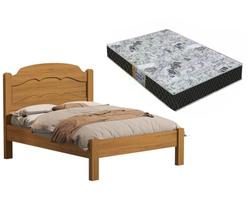 Cama casal lais 100% mdf para colchão -super reforçada - basoto c/ colchão gazin d23 Cama casal lais 100% mdf para colchão -super reforçada - basoto c/ colchão gazin d23