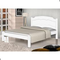 Cama Casal Maciel Branco - Mais de Casa