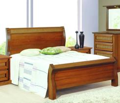 Cama Casal Madeira Maciça 1,60m - Romana - Móveis Montanhês