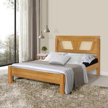 Cama Casal Madeira Maciça Magnólia