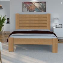 Cama Casal Malbec Madeira Maciça Angelim Pedra/Tauari Imbuia