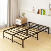 Cama Casal, Marco de Ferro 35 cm A x 156 cm L x 207 cm C, Estrutura de Cama Resistente, Plataforma de Metal de Tamanho Casal Cama Casal, Marco de Ferro 35 cm A x 156 cm L x 207 cm C, Estrutura de Cama Resistente, Plataforma de Metal de Tamanho Casal