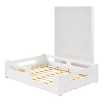 CAMA CASAL MONTESSORI 193x143 GRADE PROTEÇÃO COM COLCHÃO 138 CAMA CASAL MONTESSORI 193x143 GRADE PROTEÇÃO COM COLCHÃO 138