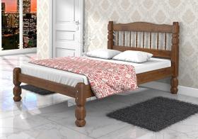 Cama casal palmo castanho