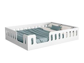 Cama Casal Penelope Branca Montessoriana