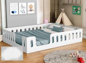 Cama Casal Penelope Com Luminária Led - Infantile Móveis