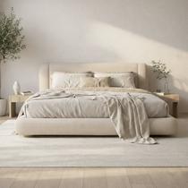 Cama Casal Queen 158x198cm Linho/Vanilla Cloud Cama Casal Queen 158x198cm Linho/Vanilla Cloud