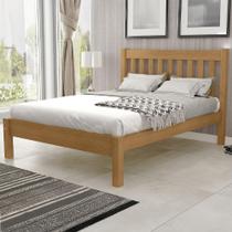 Cama Casal Queen 160cm com Cabeceira Ripada Alix Mel B11 - Mpozenato Cama Casal Queen 160cm com Cabeceira Ripada Alix Mel B11 - Mpozenato