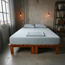 Cama Casal Queen Penafort 158x198x35 Cor Imbuia