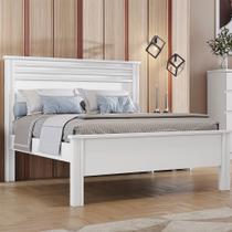 Cama Casal Rivera Fabricada em MDF e MDP Clic Móveis