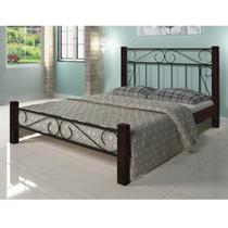 Cama Casal Rustic Florença Espresso Móveis