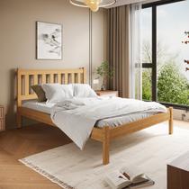 Cama Casal Rústica Madeira Maciça Jasmim