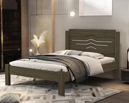 cama casal sofia tradicional mdf reforçada para quarto moderno detalhe no painel