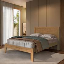 Cama Casal Topázio 1,40 Madeira Pinus Freijó - Finestra