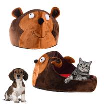 Cama Casinha Pet Pelúcia Macia Para Cachorro E Gato