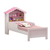 Cama Casinha Princesa Infantil Rosa MDF Resistente Segura