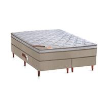 Cama Castor King Revolution Pocket Hibrido 193x203x54 + Box Castor