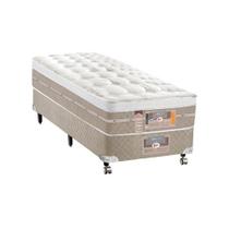 Cama Castor Solteiro Silver Star Air One Face Pocket 88x188x59 + Box Castor