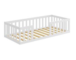 Cama Cercadinho De Chão Solteiro Branco Nemargi