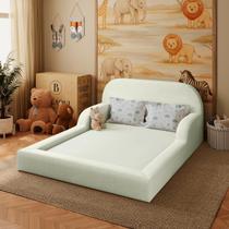 Cama Colchão Casal Montessoriana Infantil Proteção Lateral