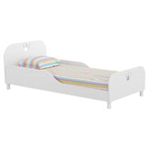 Cama Colchão Incluso 88X188Cm 100% Mdf Multimóveis Branco