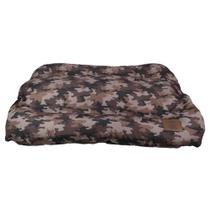 Cama Colchonete Cachorros e Gatos Caminha Pet Camuflado Marrom - 60x40 Tamanho P