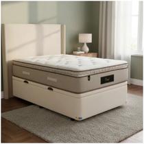 Cama Com Baú Solteiro E Cabeceira + Colchão Cloud Luckspuma Colchão Bege - Baú E Cabeceira Escolher Cor No Chat Cama Com Baú Solteiro E Cabeceira + Colchão Cloud Luckspuma Colchão Bege - Baú E Cabeceira Escolher Cor No Chat