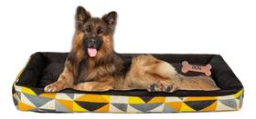 Cama Confortável Caminha Pet Xg Extra Gran Triangulo Amarelo Cama Confortável Caminha Pet Xg Extra Gran Triangulo Amarelo