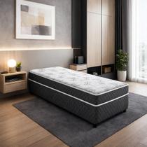 Cama Conjugada Solteiro Benfica Espuma D33 88x188x50