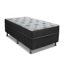 Cama Conjugada Solteiro Dream Spring Ortobom 88x188x43cm Cinza Cama Conjugada Solteiro Dream Spring Ortobom 88x188x43cm Cinza