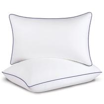 Cama de almofadas OPPOSY para dormir, pacote com 2 almofadas queen size, brancas Cama de almofadas OPPOSY para dormir, pacote com 2 almofadas queen size, brancas